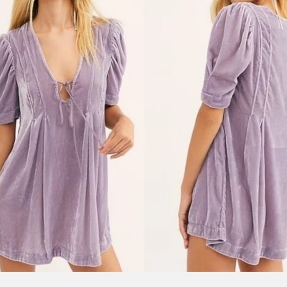 Free People Adelle Velvet Tunic - Picture 2 of 5